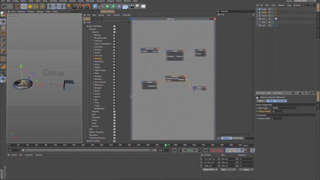 Cinema 4D Xpresso+Python Training - Memory Link list Nodes смотреть онлайн