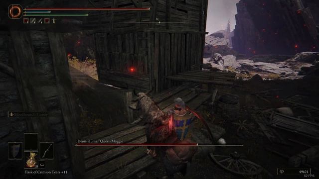 Elden Ring boss fights - 098 Demi-Human Queen Maggie (Mt Gelmir) смотреть онлайн