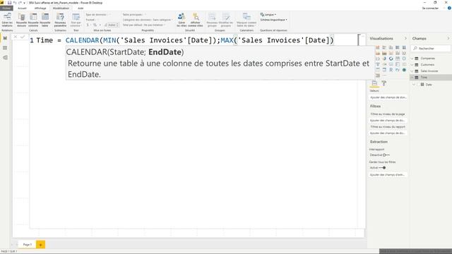 Power BI - DAX functions : Dynamic Calendar. смотреть онлайн