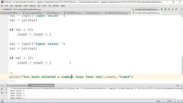 The Basics - Python 3: Conditional Structures Example Problem смотреть онлайн