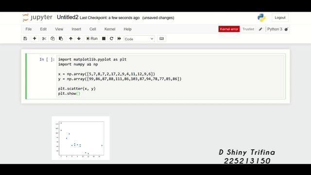 matplotlib Scatter in python смотреть онлайн