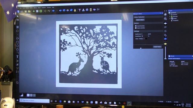 Making vectors for my laser with Carveco Maker + смотреть онлайн
