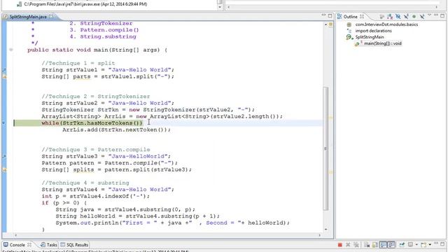 HOW TO SPLIT STRING IN JAVA смотреть онлайн