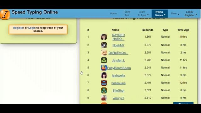 Type the Alphabet Game New Record 2021 | Typing English Alphabets without Spaces смотреть онлайн