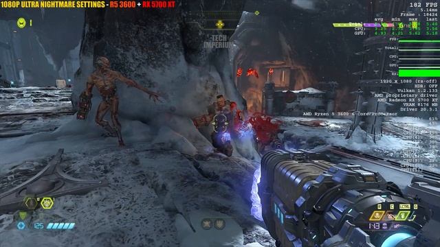 DOOM Eternal : RX 5700 XT + Ryzen 5 3600 | 1440p & 1080p | Ultra Nightmare & Low Settings смотреть онлайн