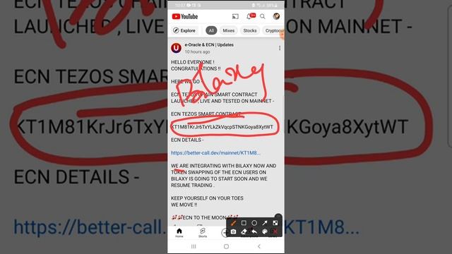 ECN/TEZOS SMART CONTRACT LINK ADDRESS announcement by E-Oracle смотреть онлайн