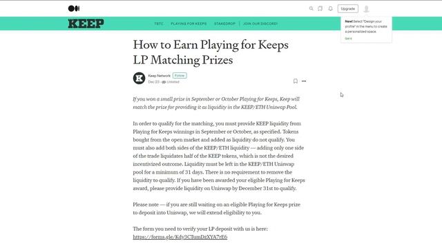 KEEP - Последнее PFK . Что делать в этом PFK . Как заработать токены KEEP . Награда за ликвидность смотреть онлайн