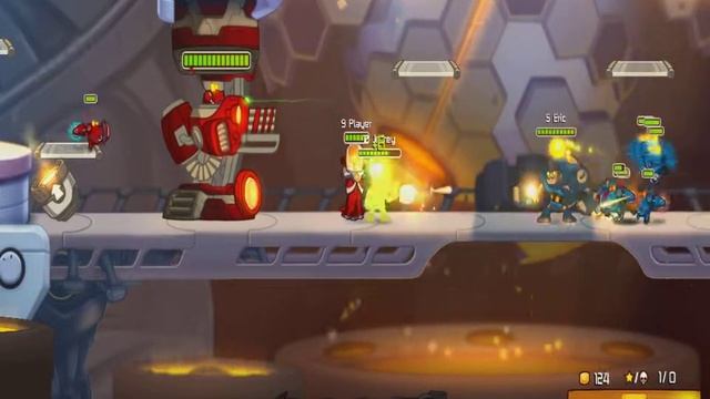 играем в Awesomenauts часть 4 смотреть онлайн