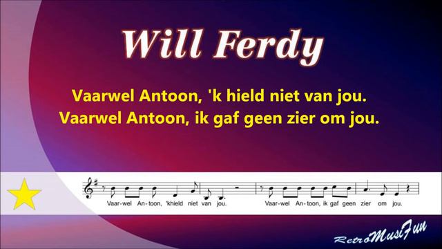 Will Ferdy - De stervende "Vaarwel Emiel" - Karaoke смотреть онлайн
