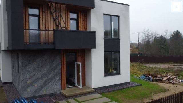 Съемка готового дома с дрона???| Хайтек в 2 этажа смотреть онлайн