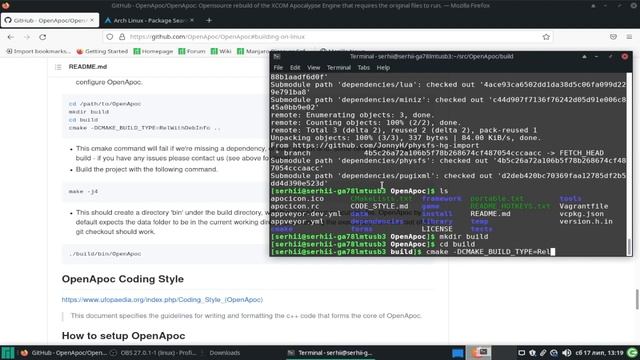 Building OpenApoc on Manjaro (Arch) but it's cringe смотреть онлайн