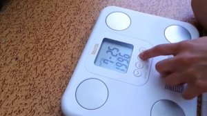 Инструкция по программированию весов анализаторов тела Tanita BC 730