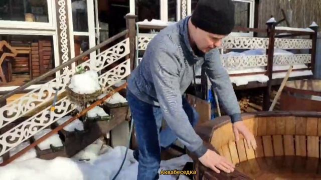 Почему мы делаем такую маленькую лесенку в Аквабеседку. смотреть онлайн