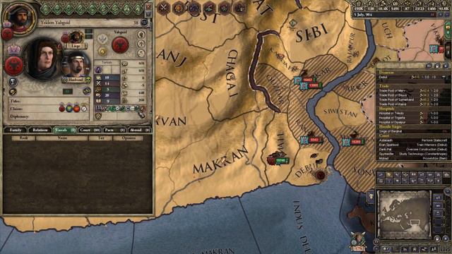Crusader Kings 2 - 769 Yabguid Succession Series #18 смотреть онлайн