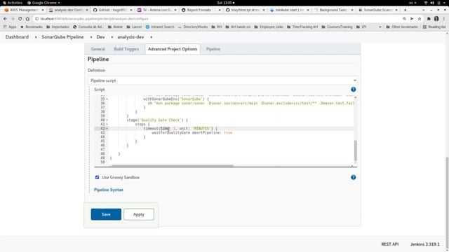 SONARQUBE How to add a ♠ TIMEOUT ♠ while checking the Quality Gate смотреть онлайн