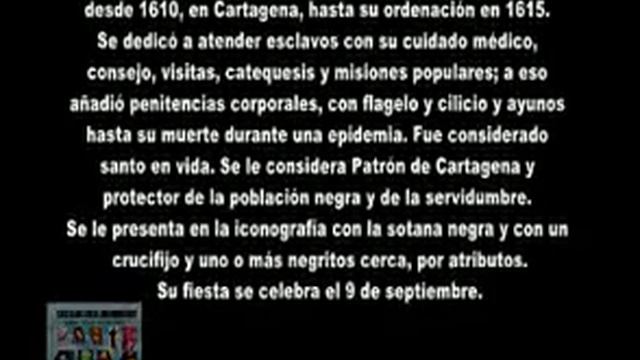 CANTATA A LOS SANTOS LATINOAMERICANOS - 8º San Pedro Claver смотреть онлайн