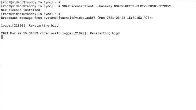 Activate add-on modules on your BIG-IP license for a VIPRION or BIG-IP system (automatic method) смотреть онлайн