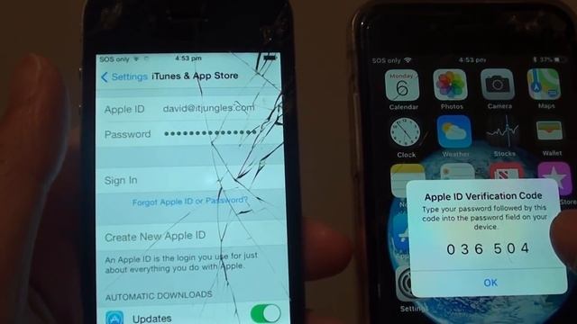 iPhone 4: Fix Could Not Sign In An Apple ID Verification Code is Required смотреть онлайн