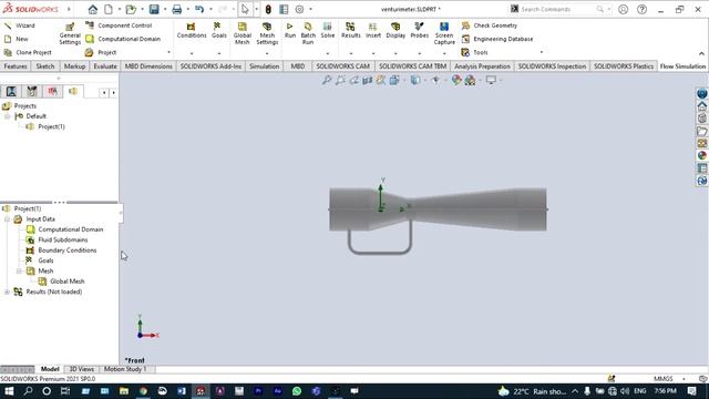 CFD Venturimeter | Exclusive Venturimeter Flow Simulation Tutorial | SolidWorks 2022 смотреть онлайн