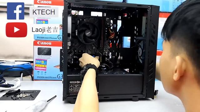 老吉 KTECH RM1419 GAMING PC BUILD IN 2019 (AMD RYZEN 3 2200G , VEGA 8 GRAPHIC ) смотреть онлайн