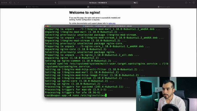 setting up Nginx to serve a vapor app with swift #nginx #swift #vapor смотреть онлайн