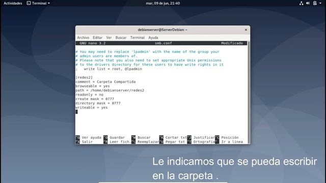 Instalación y Configuración de Servidor Samba - Debian 10.4.0 смотреть онлайн