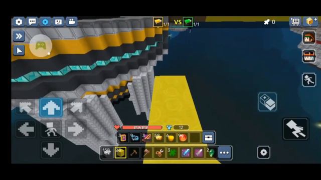 Играю против друга 1 на 1 в Blockman Go режим BedWars смотреть онлайн