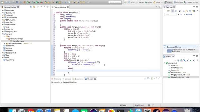 Merge Sort | Algorithm + Code in Java смотреть онлайн