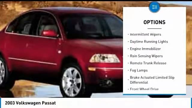 2003 Volkswagen Passat 301938A смотреть онлайн