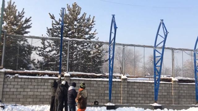 Установка колон арочной конструкции смотреть онлайн