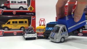 Машинки полиция, милиция, такси, скорая помощь Kids toys: Police car,  taxi, ambulance