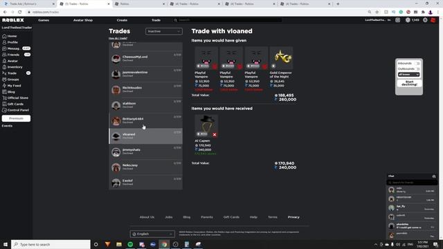 I Sent 100 TRADES On ROBLOX and You Won't BELIEVE How Many Got Completed смотреть онлайн