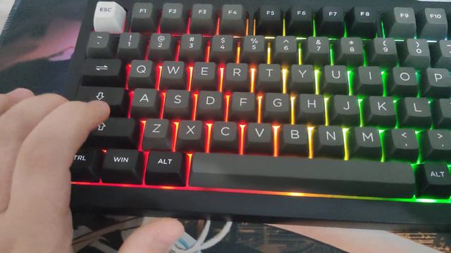 Моя новая клавиатура akko 5075b😜😜 смотреть онлайн