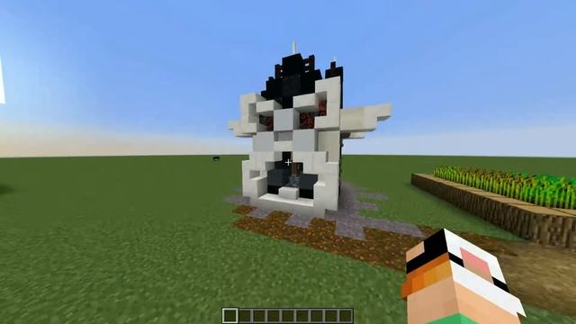 Дом в стиле "Череп" в майнкрафт★Модернизация деревни★Было vs Стало★Glider смотреть онлайн