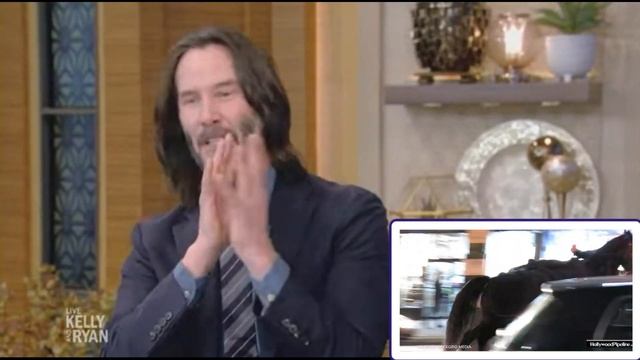 Киану Ривз в интервью о съёмках в "Джоне Уике-4"в шоу LIVEKellyandRyan смотреть онлайн