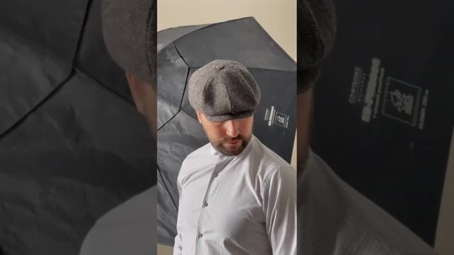 Кепка восьмиклинка в стиле "Острых козырьков". Новая расцветка - серо-коричневый твид в ëлочку. смотреть онлайн