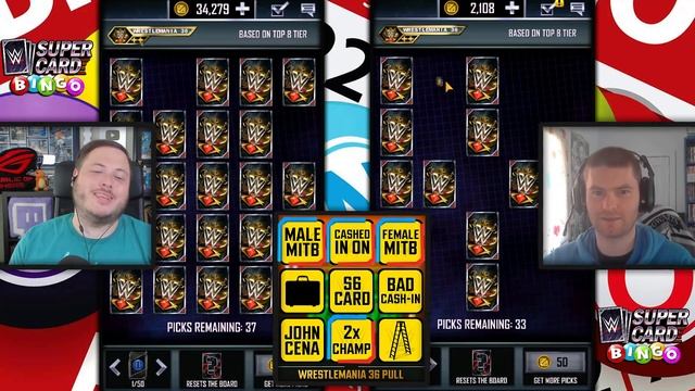 MONEY IN THE BANK SUPERCARD BINGO VS SUPERZOMGBBQ!! WWE SUPERCARD SEASON 6 смотреть онлайн