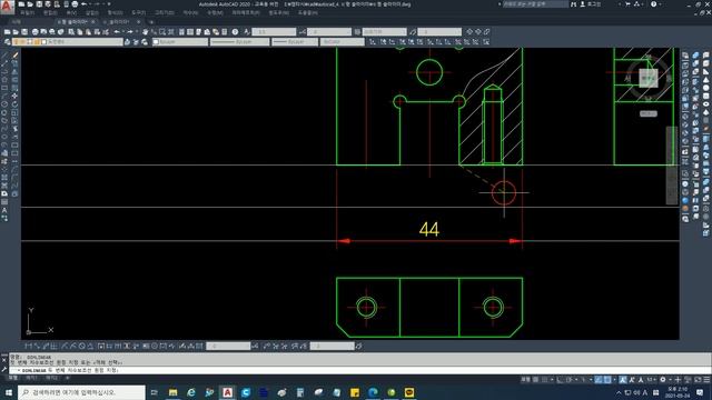 autocad 4 3 ㄷ형 슬라이더 3번부품 그리기 смотреть онлайн
