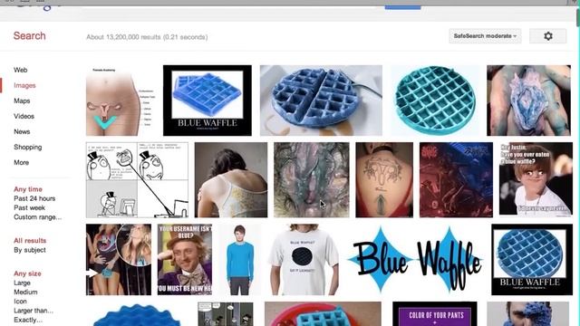blue waffle challenge смотреть онлайн