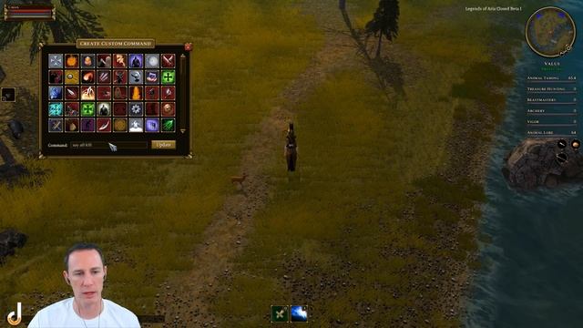 Legends of Aria - New Player Tutorials: Custom Commands смотреть онлайн