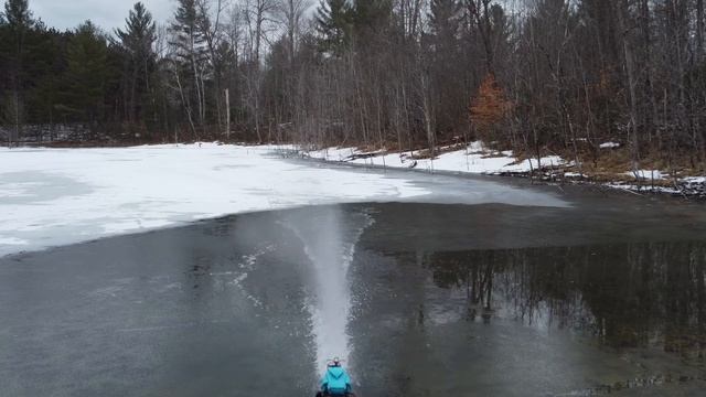 Can The 1/5 - RC Snowmobile Water skip?- Super Sled смотреть онлайн