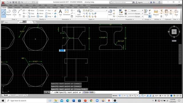 19.AutoCAD full tutorial for beginners in Bangla- use Basic Drawing Practice part 3 in AutoCAD смотреть онлайн