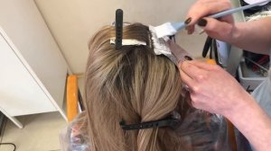 Мелирование коррекция.Прикорневое мелирование.