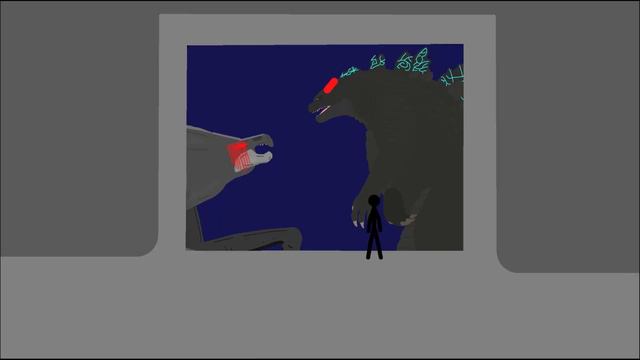 Godzilla VS Male MUTO | Epic battle | !BATTLE OF TITANS! | Pivot Animator смотреть онлайн