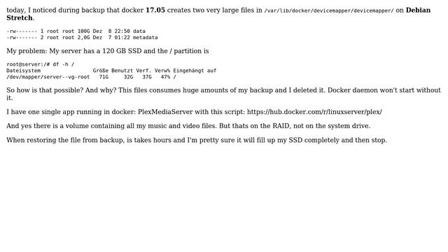 DevOps & SysAdmins: Docker creates huge devicemapper files смотреть онлайн