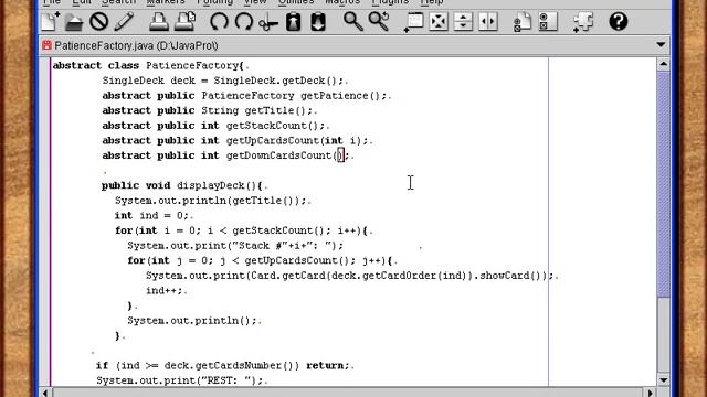Реализация фабрики пасьянсов. Урок 33 смотреть онлайн