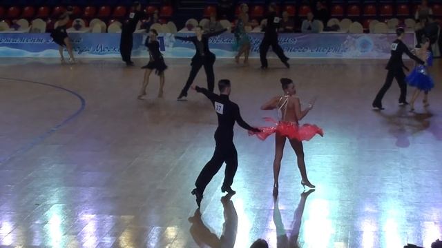 Первенство Москвы Самба 1 4 Жихарев Артем и Дьячковская Валерия смотреть онлайн
