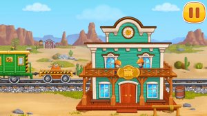 Строим железную дорогу и деревянный вокзал | Мультик Стройка для детей