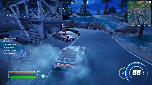 How to EASILY Destroy Objects while drifting or boosting in a Nitro Drifter - Fortnite Quest смотреть онлайн