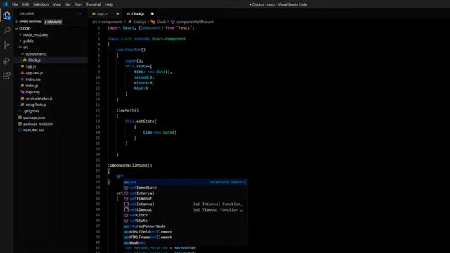 React JS Clock / CSS Neumorphism Clock / UI Design смотреть онлайн